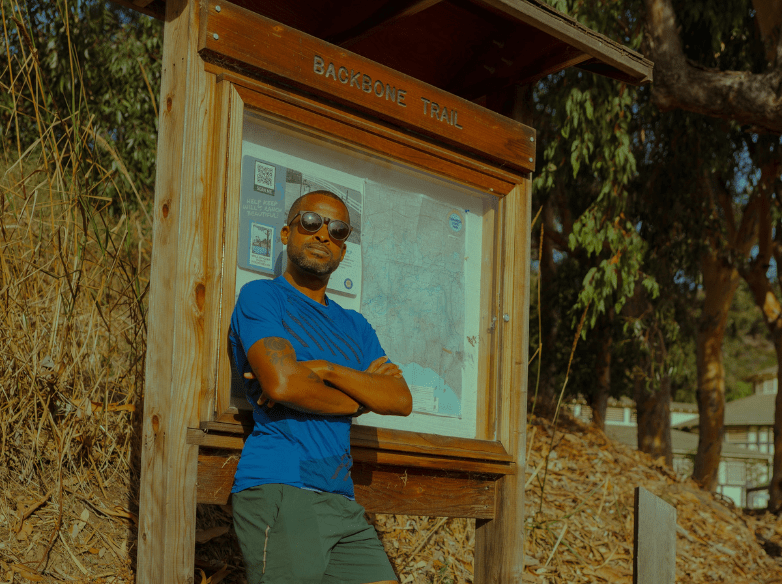 Coach Keith Kilgore at Backbone Trail in the Santa Monica Mountains of Los Angeles